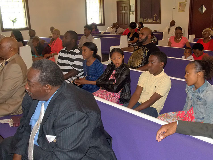 People in the Sanctuary of Community Christian Church